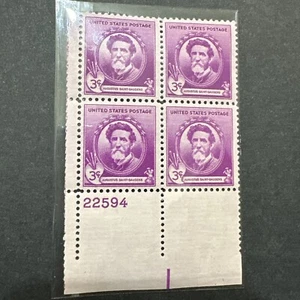 1940 Augustus Saint Hayden’s Block Of 4 Unused Three Cent - Picture 1 of 2