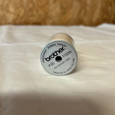 Brother Embroidery Bobbin Thread 60 Weight White SAEBT New 6f - Image 1 of 3