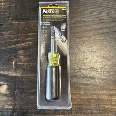 Klein Tools VDV001-081 Punchdown/Screwdriver Multi-Tool CAT3/CAT5e CAT6/6A NEW - Image 1 of 3