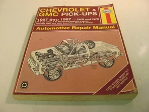 Haynes Chevrolet GMC Pick-ups Automotive Repair Manual 1967-1987 - Picture 1 of 11