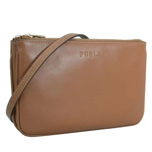 Furla Women's Mia Stella Mini Crossbody Shoulder Bag, Leather, WE00217 (Cognac/B - Imagen 1 de 6