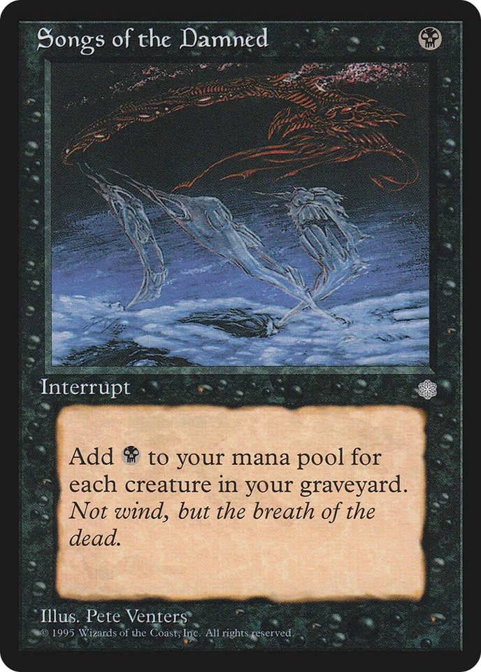 Songs of the Damned (MP) Ice Age ICE Magic MTG - Image 1 of 1