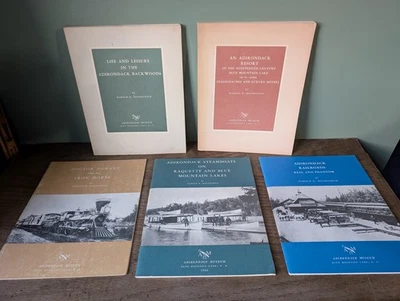 Lot of Adirondack Books Life & Leisure Steamboats Railroads Mountains NY 1960s - Image 1 of 4