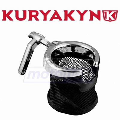 Kuryakyn Universal Drink Holder for 1995-2010 Harley Davidson FXD Dyna Super jt Foto 1 de 4