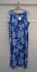 NEW J.Jill Wearever Maxi A-Line Tank Dress Women's Size Large Petite - Picture 1 of 6