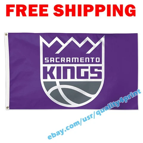 Deluxe Sacramento Kings Flag Banner 3x5 ft NBA Basketball 2021 Logo Fan Gift NEW Cover