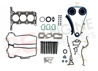 Opel Corsa D 1.0 A10XEP Twinport 2010-14 Regulador Cadena Kit + Cabeza Junta Set - Imagen 1 de 4