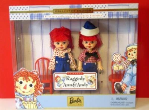 Barbie Raggedy Ann and Andy Kelly & Tommy Storybook Collectibles 1st in a Series - Picture 1 of 12