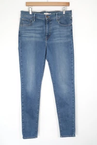 Levi's 720 Super Skinny Premium Womens Stretch Blue Jeans W32 L31 - Picture 1 of 13