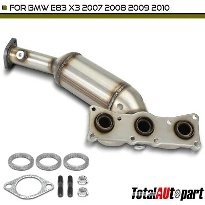 Convertidor catalítico para BMW X3 E83 2007 2008 2009 2010 L6 3,0 L trasero izquierdo/derecho Foto 1 de 4