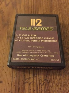112 Tele-Games Space Invaders Atari 2600 - Picture 1 of 2