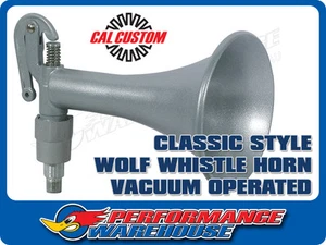 Hollywood Howling Wolf Whistle Horn Vacuum Operated Retro Car Hot Rod Cartoon - Picture 1 of 2