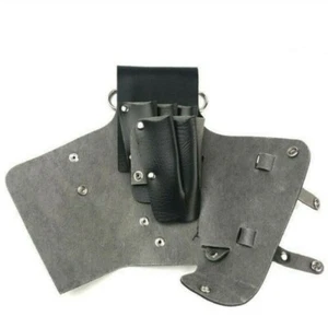 Hairdresser Scissor Holster Barber Tool Belt Bag Pu Leather Pouch Case New - Picture 1 of 6