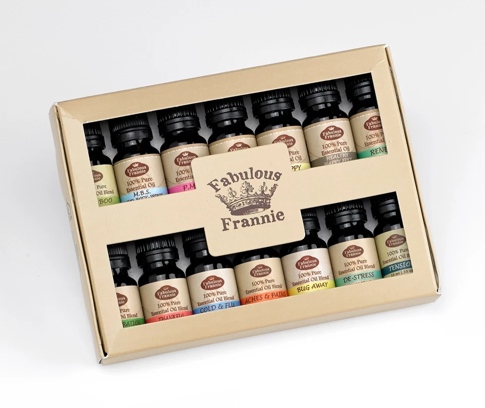 Fabulous Frannie - Juego de caja de mezcla de aromaterapia de 10 ml aceites esenciales Foto 1 de 1