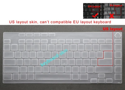 Keyboard Skin Cover for Asus ROG Strix 15.6 inch G513 G513Q G513QY G513RW G513IC - Image 1 of 4
