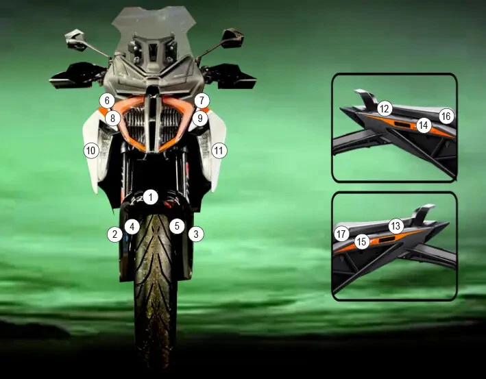 Eazi-Grip Protección Pintura Moto KTM 1290 Super Duke GT 2021- Brillo Foto 1 de 1