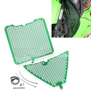 Motorcycle Radiator Grille Guard Cover Protector For ZX6R ZX-6R 2019-2025 Green - Picture 1 of 12