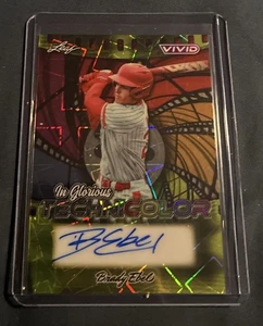 Brady Ebel 2025 Leaf Vivid 1/1 Auto In Glorious Technicolor - Brewers - Picture 1 of 2