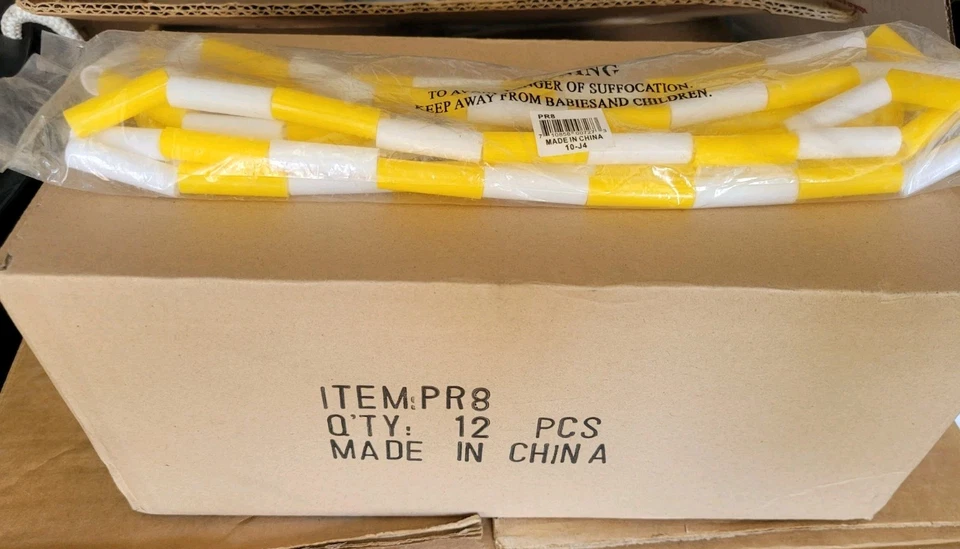 Cuerda de salto segmentada de plástico (9' L) de Champion Sports 12ct Foto 1 de 1