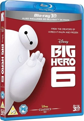 BIG HERO 6 (2014) 3D + 2D Blu-Ray BRAND NEW (USA Compatible) - Image 1 of 2