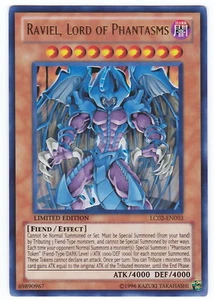YUGIOH • Raviel Signore dei Fantasmi Bestia Sacra Divinità LC02-EN003 ULTRA NM - Picture 1 of 1