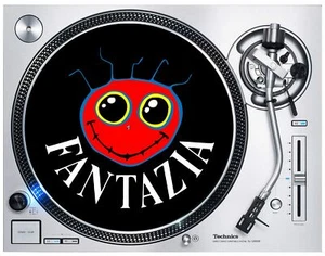 Fantazia Logo DJ Slipmat - Rave Old Skool Hardcore Techno Technics - Picture 1 of 1