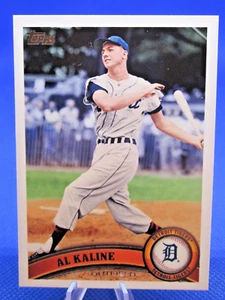 2011 TOPPS UPDATE #US230 AL KALINE SP SHORT PRINT VARIATION DETROIT TIGERS - Picture 1 of 2