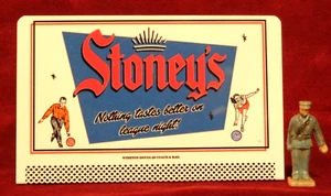 STONEY'S BEER n BOWLING _ CARTELERA DE METAL ESCALA #161 O/S - Imagen 1 de 3