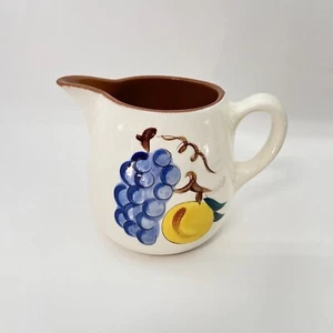 Jarra de frutas Stangl con borde marrón - Imagen 1 de 6