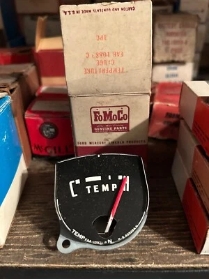 1952 1953 FORD NOS FORD FAB-10883-C TEMPERATURE INSTRUMENT CLUSTER GAUGE - Image 1 of 4