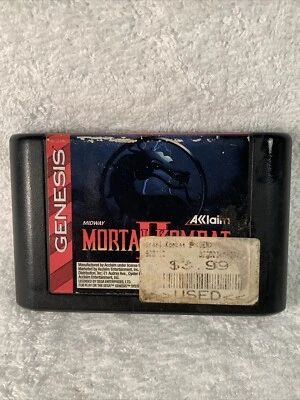 Mortal Kombat II 2 (世嘉 Genesis, 1994) 仅卡带 正品 更多现货 — 第 1/4 张图片