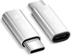 USB-C Adapter (2 in 1 Pack) - ARKTEK Lighting (Female) to USB Type C (Male) Adap