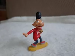 2001 Nickelodeon 2" Modellino Viacom Hey Arnold Gerald Mini PVC con calcio - Foto 1 di 10
