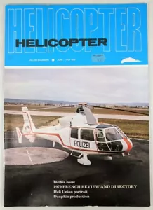 Helicopter Magazine 1979 Juni-Juli Vol. 3 Nr. 1 französische Rezension und Verzeichnis ++ - Bild 1 von 3
