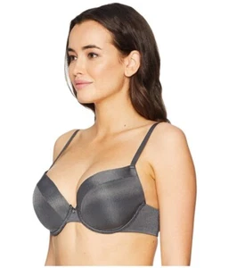 NWT Le Mystere 34DDD Safari Plunge T-Shirt Bra 9978 Denim Silver 114346 - Picture 1 of 4