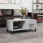 Homgoday Coffee Table Concrete Grey 90x50x40  Engineered Wood Side Table, K1D3