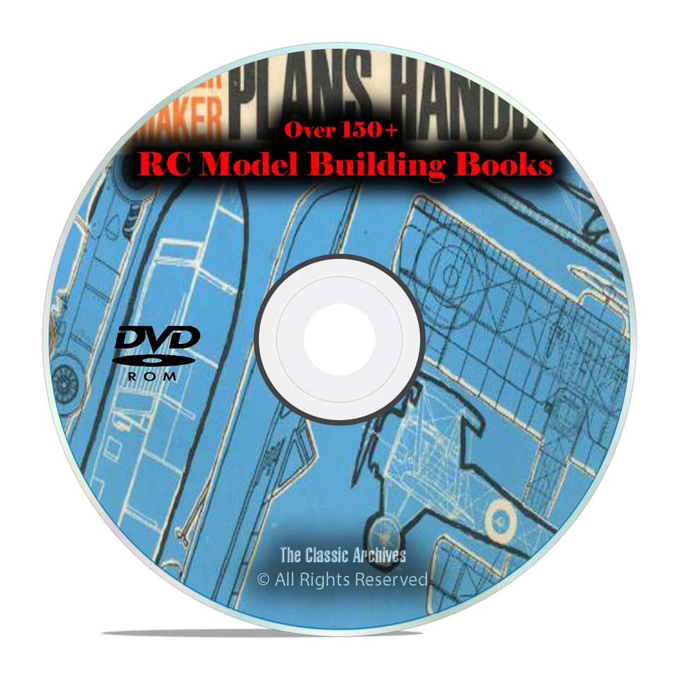 150 RC Model Airplane Books, Instructions, How To Build, Guides, Radio DVD - Image 1 of 1