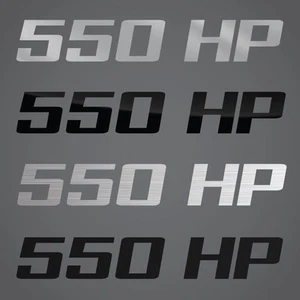 Calcomanía pieza gráfica de 550 hp se adapta a Chevrolet Camaro, Chrysler Baracuda, Dodge Dart - Imagen 1 de 2