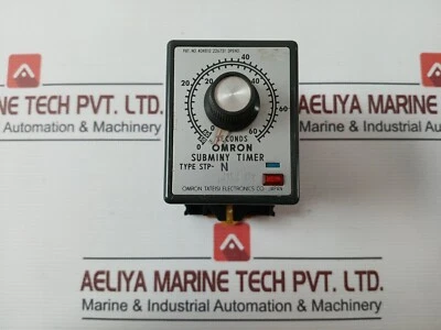 Omron STP-N Subminy Timer Mit Basis 0-60/72 Sekunden 100/110V 50/60HZ 7.5A - Bild 1 von 4