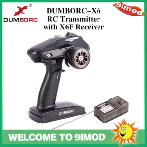 DUMBORC-X6 6CH 2.4G Radio Remote Controller Transmitter X6F Receiver for RC Cars - Picture 1 of 8