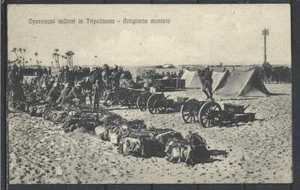 1911 TRIPOLITANIA FRANCHISE P.M. 1 DIVISION MILITARY OPERATIONS ARTILLERY - Picture 1 of 2