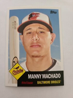 2016 Topps Baseball Card Manny Machado 30 - Image 1 of 2