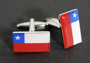 Manschettenknöpfe Flagge Chile - 18 x 12 mm - Picture 1 of 1