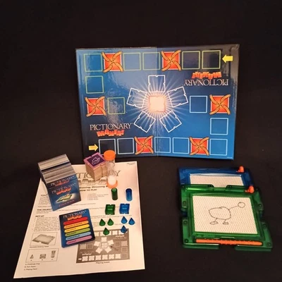 Pictionary Mania Board Game By Mattel Games (2005) - One Pen doesn't work - Image 1 of 4