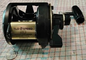 SHIMANO TRITON TLD-2 SPEED 20 LEVER-DRAG CONVENTIONAL FISHING REEL R/H *L@@K !! - Picture 1 of 16