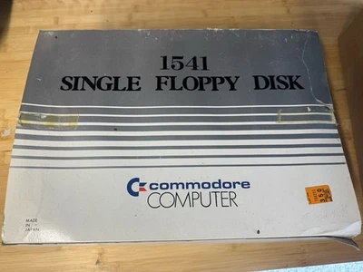 Commodore 1541 Single 5.25" Floppy Disk Drive (tested) In Box With Power Cord - Image 1 of 4