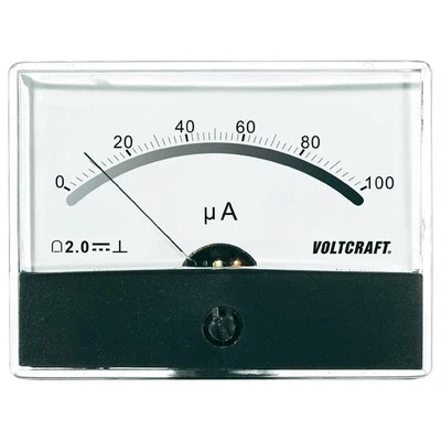 VOLTCRAFT AM-86X65/100uA Analogue Panel Meter - Image 1 of 2