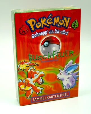 Pokemon Base Set Buschfeuer Themendeck / Deutsch SEALED - Bild 1 von 4