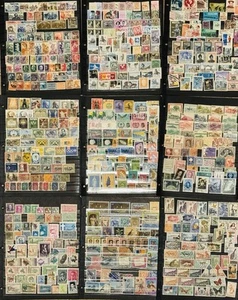 World STAMP COLLECTION 2500+ Europe - Asia - Africa - Latin / South America - Picture 1 of 12