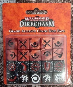 Warhammer Underworlds Direchasm - Grand Alliance Chaos Dice Pack - Sealed - Picture 1 of 1